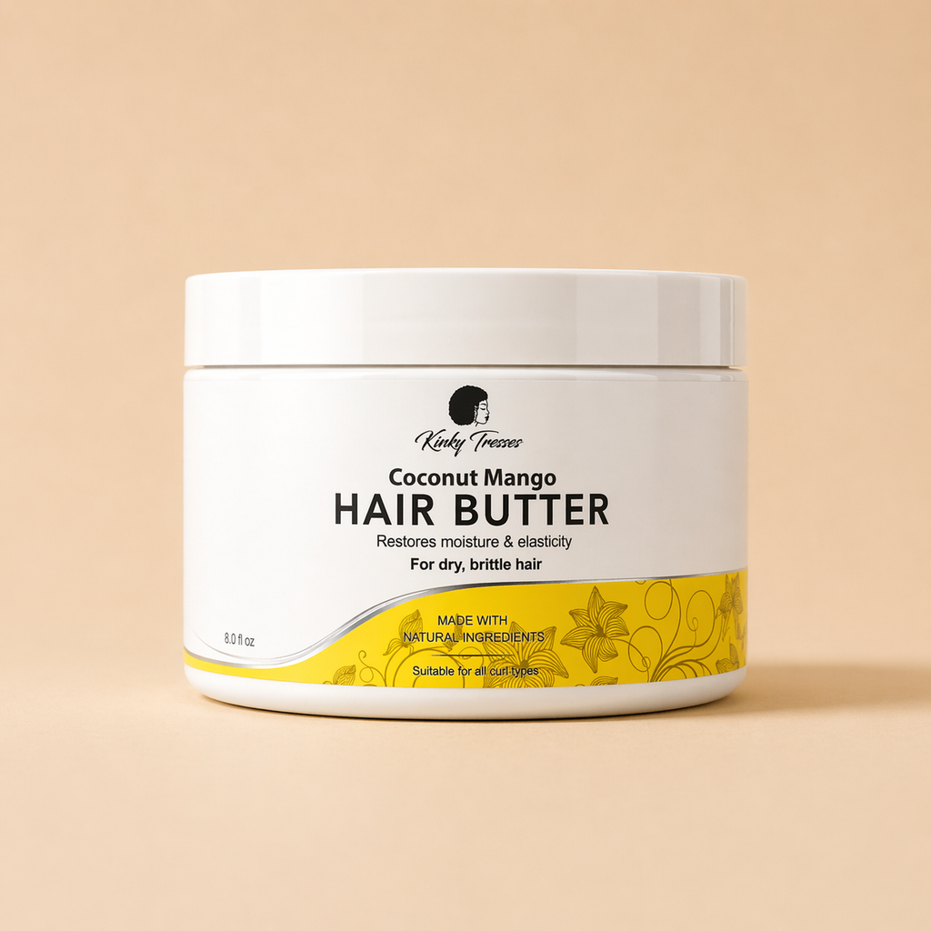 Coconut Mango Hair Butter (8 oz)